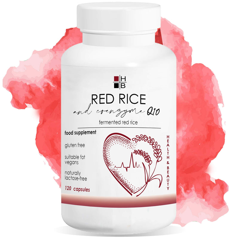RED RICE and COENZYME Q10 120 capsules | fermented red rice | with VITAMIN Q | Italian product - NewNest Australia