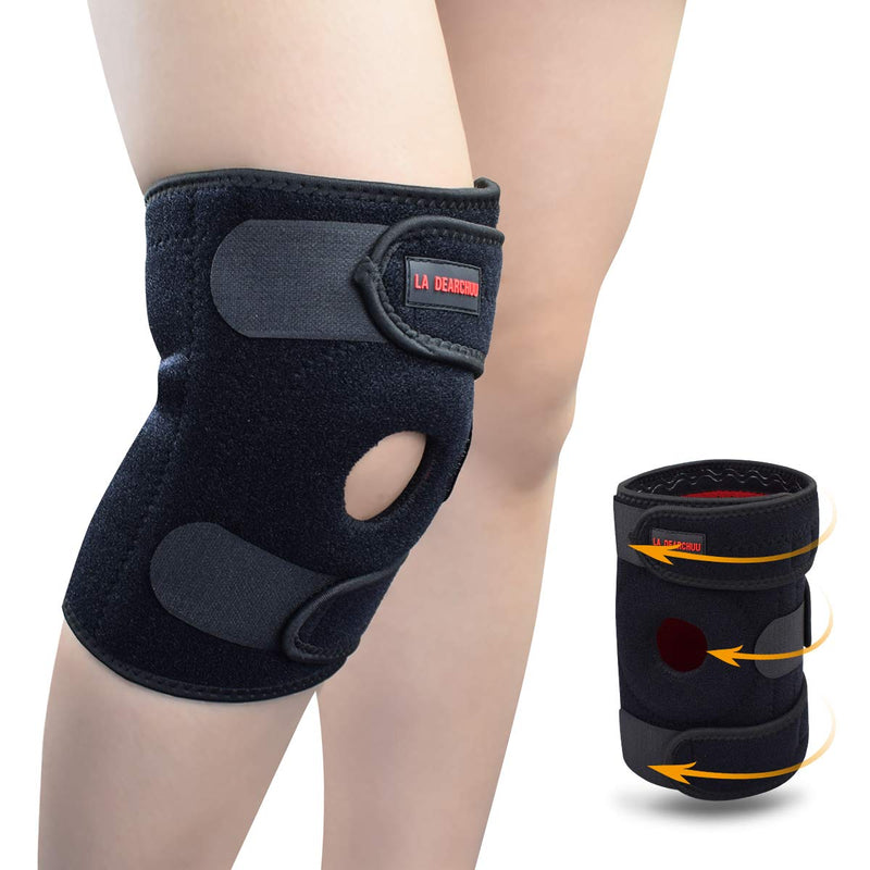 La Dearchuu Knee Support Knee Bandage With Non-Slip Protects Meniscus, Ligaments And Patella, Knee Pads Sports Knee Bandage Patella For Running Basketball Football, Anti-Slip Design For Men And Women 1 - NewNest Australia