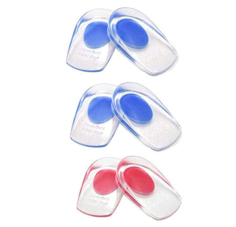 siismi 3 pairs of gel insoles, heel support, Achilles tendon heel, heel cup support pads for plantar fasciitis (women). - NewNest Australia