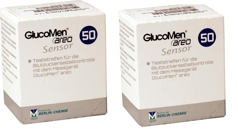 Glucomen areo test strips 2x50 - NewNest Australia