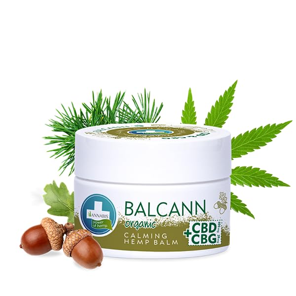 Annabis BALCANN CBD+CBG balm skin, dandruff, dry, irritated, sensitive skin, organic with a, 50 ml - NewNest Australia