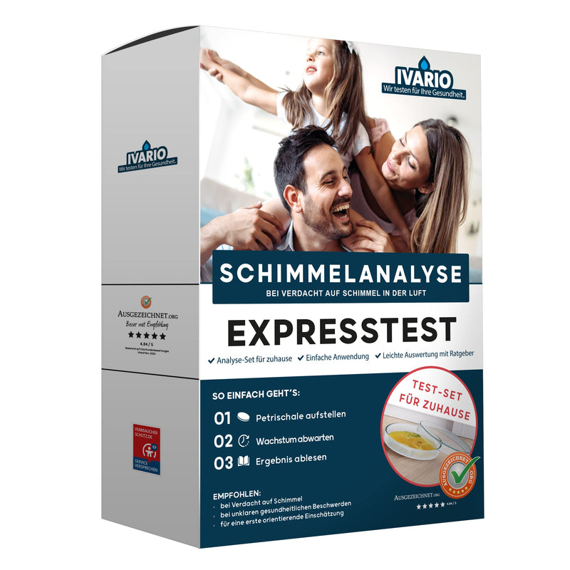 Mold Test - Express Test For Home: The Mold Quick Test - Includes Easy-To-Follow Instructions, Evaluation Chart And Mold Guide - Test Your Room Air For Mold Traces - NewNest Australia