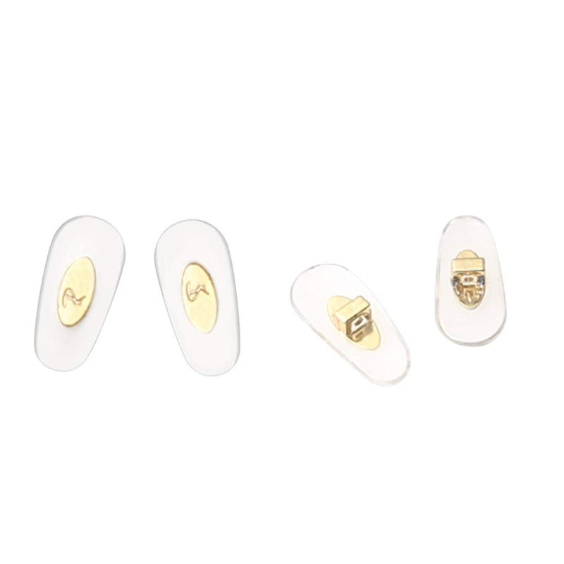 Oak&ban Replacement Clip-in Nose Pads for Ray-Ban RB6335 Glasses Repair Kits, Bonus Cleaning Cloth (Gold) Gold - NewNest Australia