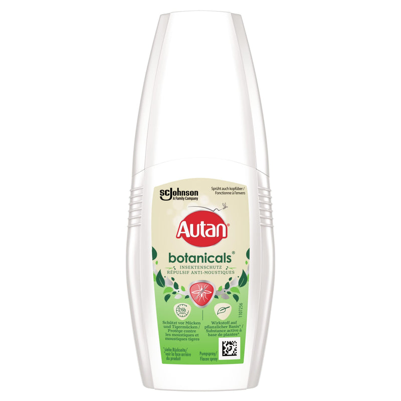 Autan Botanicals pump spray insect protection, natural active ingredient made from lemon eucalyptus oil, pack of 1 (1x 100 ml) - NewNest Australia