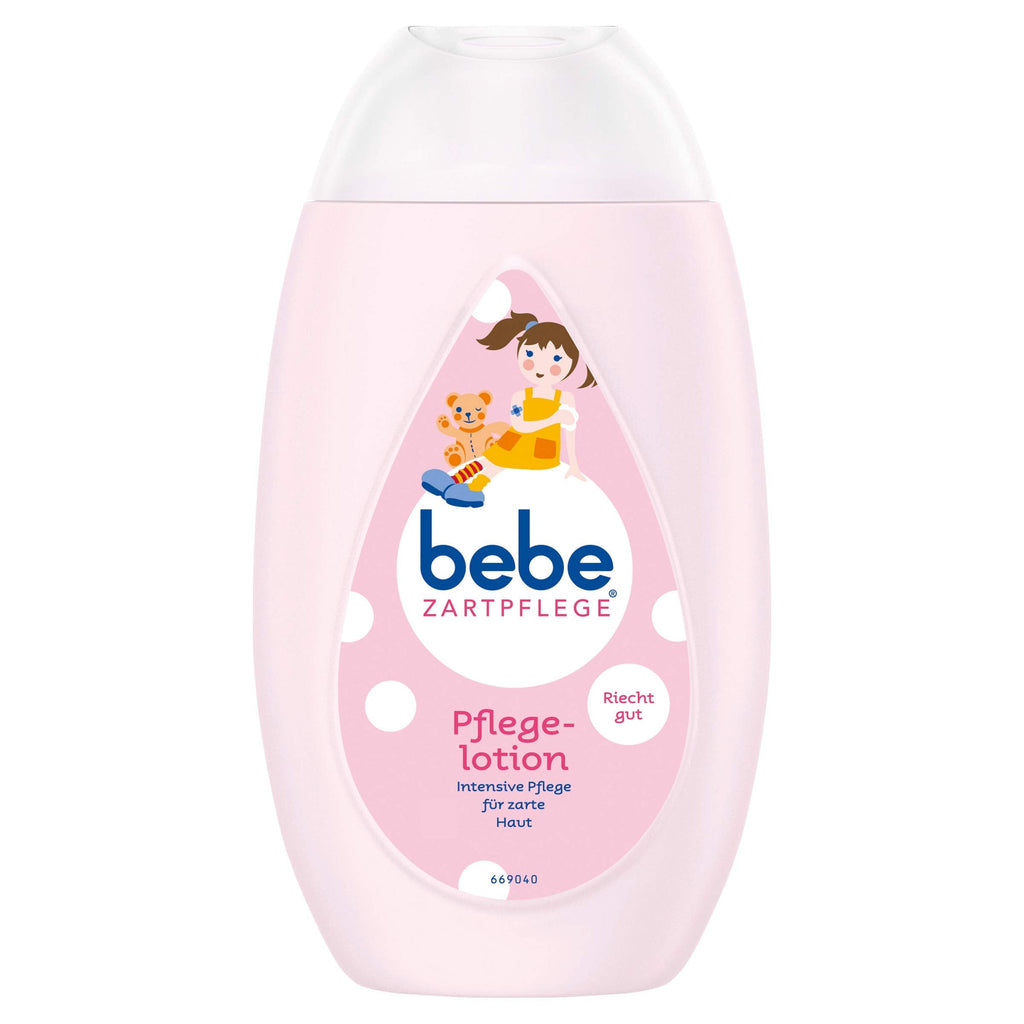 Bebe delicate care body lotion, baby care, delicate care lotion for young skin, without dyes, light pleasant smell, 300ml - NewNest Australia