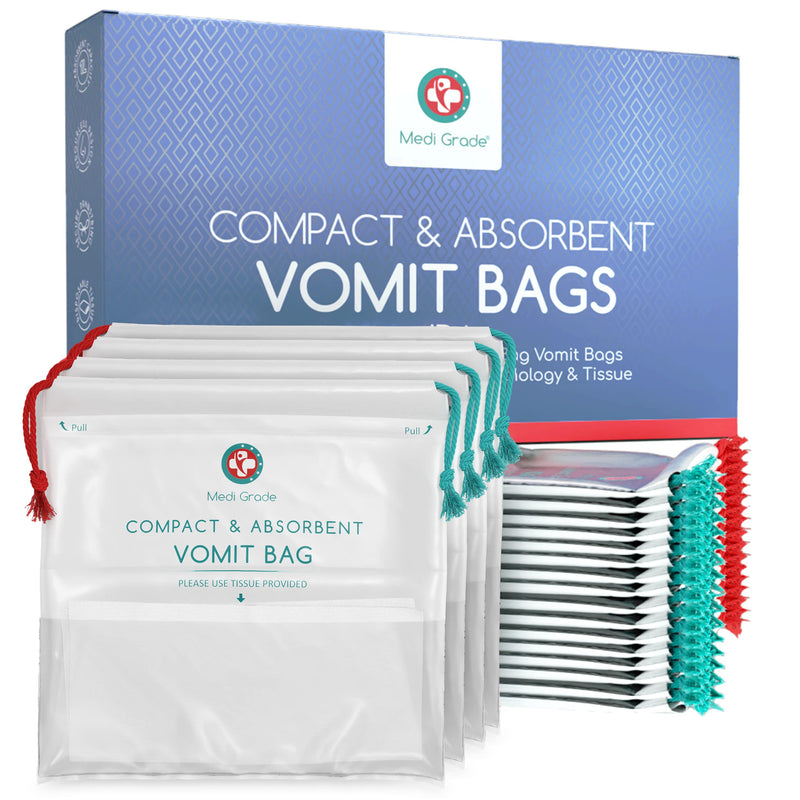 Poop Bags [Pack Of 22] - Leak-Proof And Absorbent Breaking Bags By Medi Grade - Burp Bag - Zero Odor Thanks To Gel Technology - 750 Ml Capacity - Crushing Bag Sealable - NewNest Australia