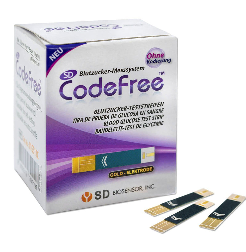 CodeFree blood sugar test strips, pack of 50, diabetes tests for checking blood sugar (diabetes) - NewNest Australia