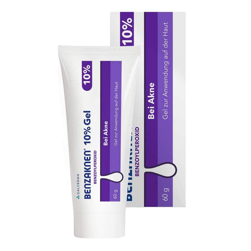 Benzaknen 10% gel, 60 g - NewNest Australia