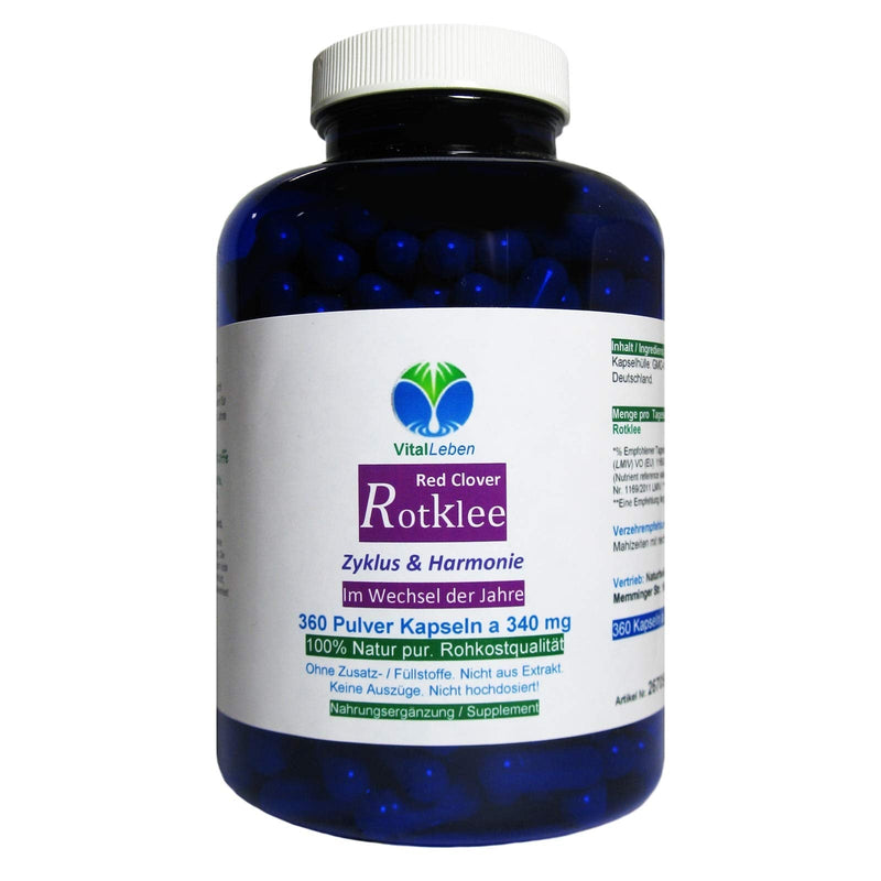 Meno Balance RED CLOVER ISOFLAVONE - Menopause & Menopause - CYCLE & HARMONY for WOMEN - 360 capsules - pure NATURE - NO EXTRACT - WITHOUT ADDITIVES. 26705-360 - NewNest Australia