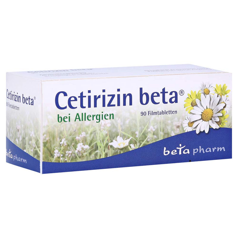 Cetirizine beta film-coated tablets, 90 pcs - NewNest Australia