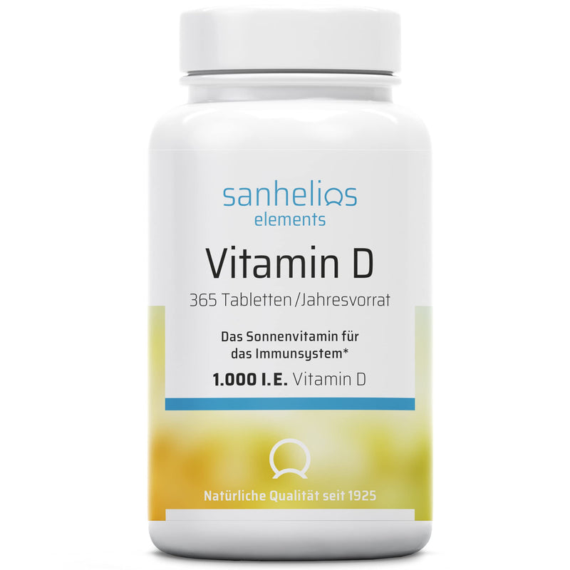 SANHELIOS Vitamin D 1,000 IU tablets 365 pcs - NewNest Australia