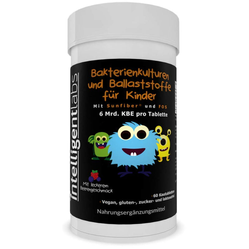 6 Billion Cfu Probiotics For Children With Prebiotics, Sunfiber And Photos For 10X More Effectiveness One Capsule A Day Great Flavor Probiotics For Chewing 2 Months Supply Per Tin - NewNest Australia