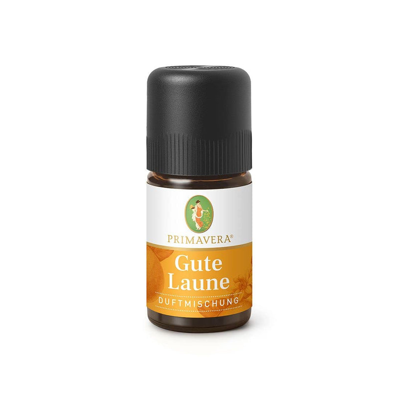 PRIMAVERA fragrance mixture good mood 5 ml - orange, lime and lemon - aroma oil, fragrance oil, essential oil aromatherapy - motivating - vegan - NewNest Australia