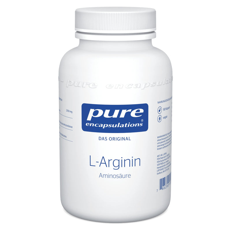 Pure Encapsulations - L-Arginine - Amino Acid - Hypoallergenic preparation with high-quality L-Arginine - 90 vegan capsules - NewNest Australia