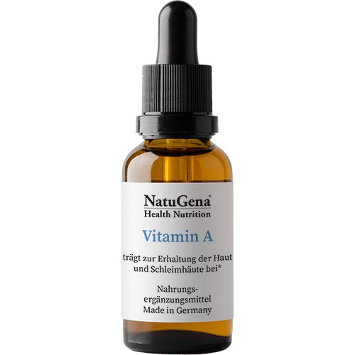 NatuGena Vitamin A, eye vitamin promotes the preservation of vision as well as the skin and mucous membranes, 450 drops, 15ml, for 150 days - NewNest Australia