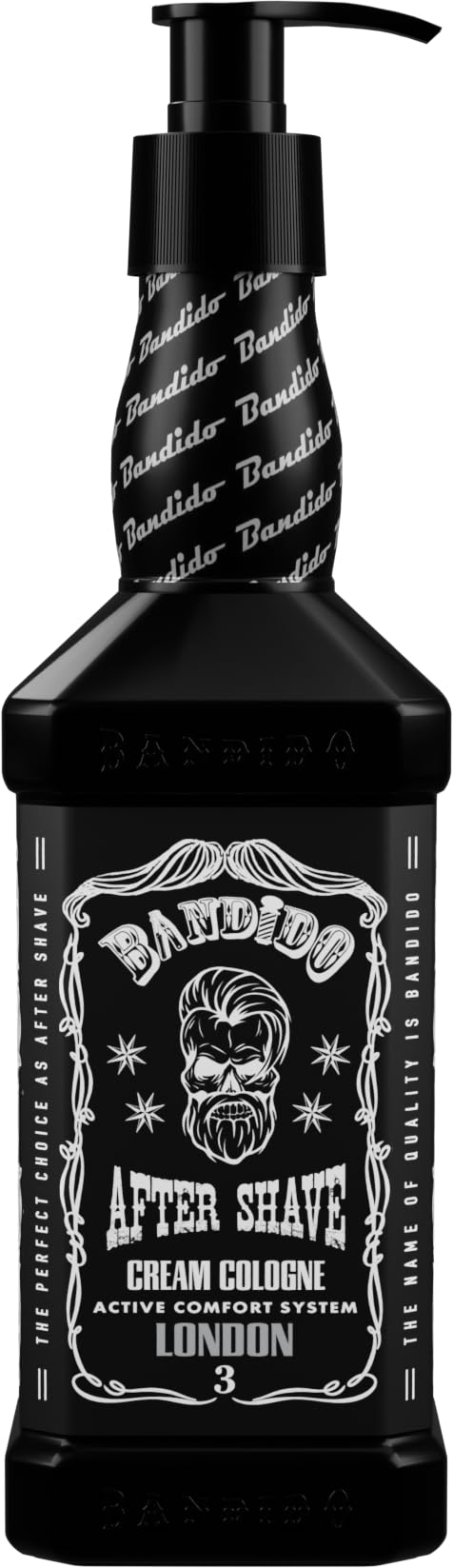 Bandido Barber After Shave Cream Cologne Invisible Lotion Men 350ml Men's Balm after Shave Wet Shave Nourishes and Cools Balm Cream Men's Care Sensitive Skin (Invisible) - NewNest Australia