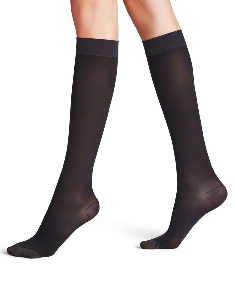 Falke Lufthansa Travel & Comfort Women'S Energize 50 Den Knee Socks Semi-Opaque Compression Pressure-Free Comfort Waistband Long Trips Sitting Better Blood Circulation Fine Soft Material 1 Pair - NewNest Australia