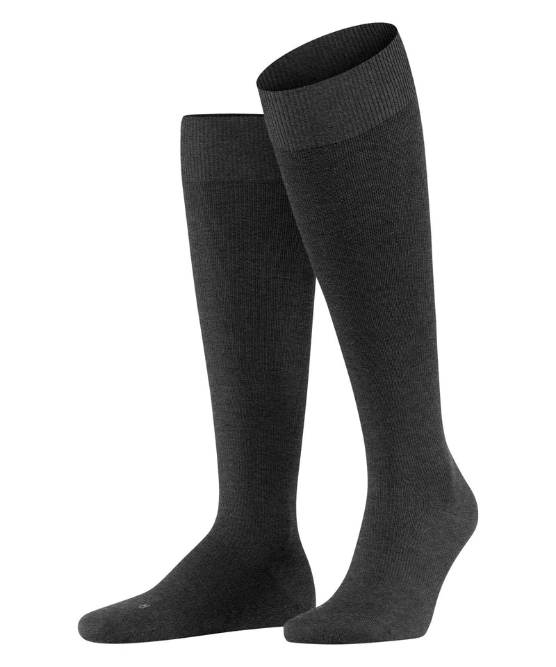 Falke Lufthansa Travel & Comfort Men'S Energizing Wool Knee Socks Breathable Climate Regulating Odor-Inhibiting Wool Compression Socks Elegant For Travel Long Standing Flights 1 Pair - NewNest Australia