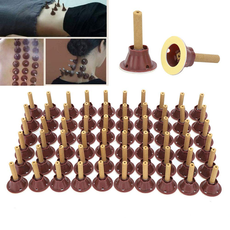 Pack Of 60 Moxibustion Moxa Cones For Sticking On Moxa Cone, Household Moxa Stick Health Care Moxibustion Relief Massage Pain Body Pain Health Care Moxibustion Stick - NewNest Australia