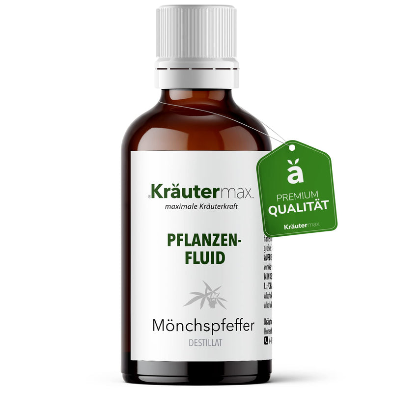 NEW! Kräutermax Monk Pepper Drops | Agnus Castus distillate as a perfect replacement for chasteberry capsules | High-dose monk's pepper and vegan according to Kräutermax original recipe | 1 x 50ml - NewNest Australia
