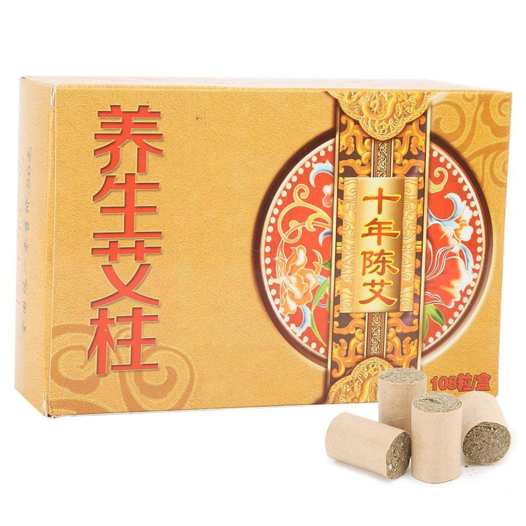 108 Pieces Moxa Stick, Rolls Sticks Moxa Pure High Penetration Moxibustion, Low-Smoke Moxa Rods, Old Moxa Roll Stick Pure Moxa Moxibustion Bar, Natural Moxa Rolls Sticks, Moxibustion Stick - NewNest Australia