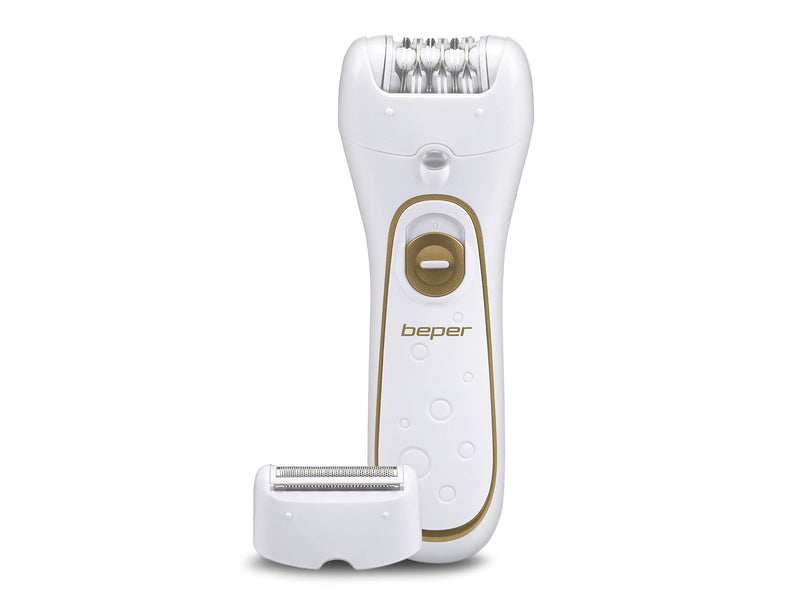 Beper 3Bepi001-2-In-1 Epilator, Cable Or Battery Operation, Plug & Play, Two Heads, Two Speeds, Razor And Silk-√©Pil, Quick Hair Removal, Light, Case And Brush Included - NewNest Australia