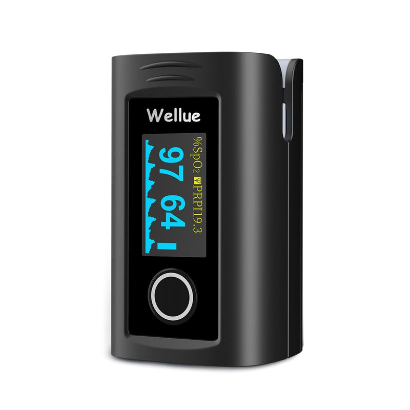 ViATOM Pulse Oximeter Oxygen Saturation Meter Finger with Alarm, Blood Oxygen Meter Finger for Sp-O2 and Heart Rate Monitor Carrying Case & Lanyard - NewNest Australia