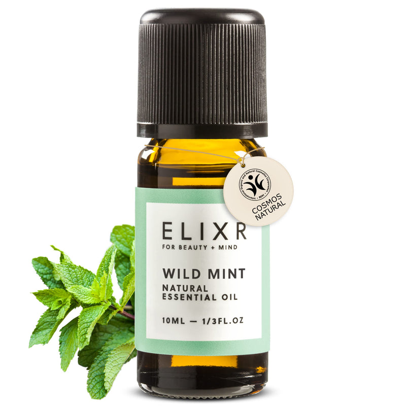 Elixr Japanese Mint Oil For Room Fragrance, Aromatherapy & Massage Oil - 100% Mint Leaf Essential Oil With Intensive Fragrance - Certified Natural Cosmetics From Germany (10Ml) - NewNest Australia