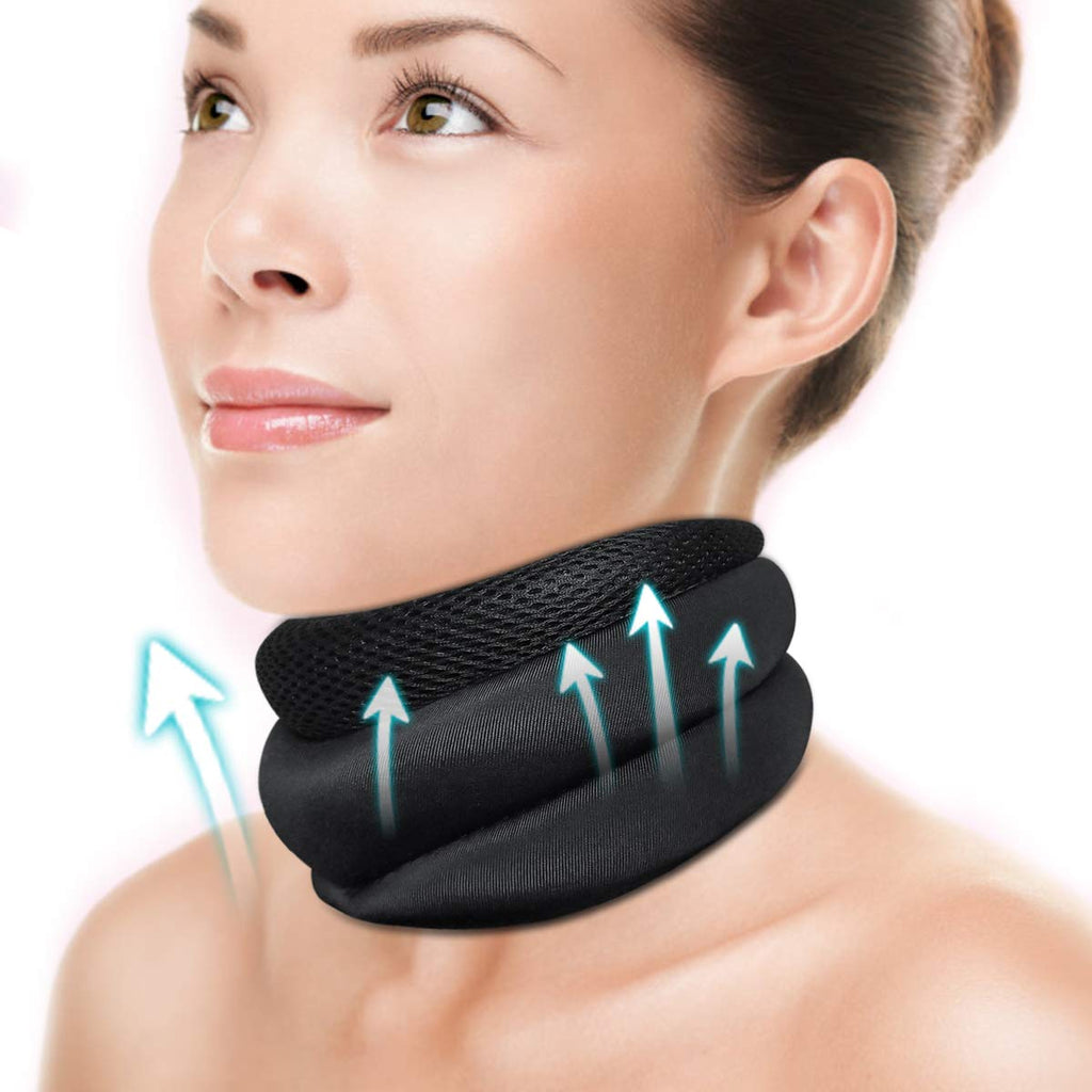 Neck Support For Relief Of Neck Pain And Pressure, Soft Foam Cervical Support That Stabilises The Vertebrae - Suitable For Travel, Sleeping Work, Men And Women (L) - NewNest Australia