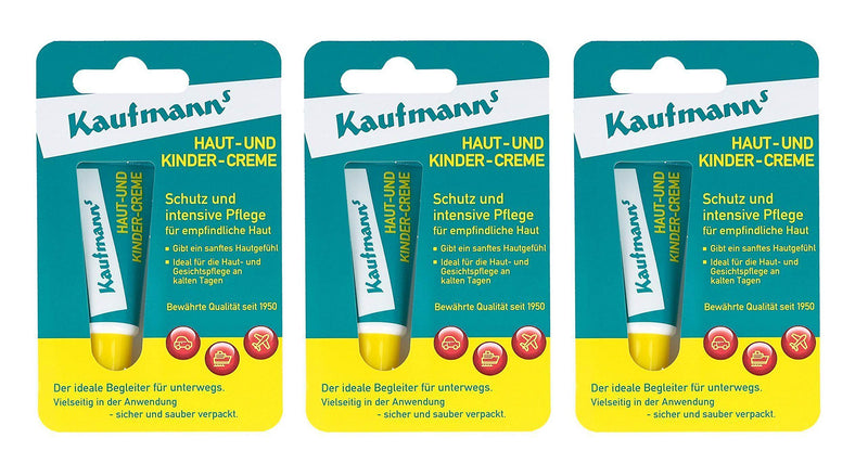 Kaufmann's skin and children's cream in a tube, pack of 3 (3 x 10ml) - NewNest Australia