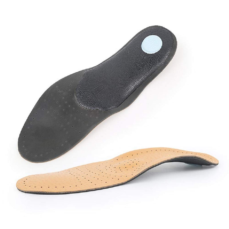 Mmfoot Handmade Thin Cushioning Leather Insoles With Arch Support For Metatarsal Pain For Flat Feet Plantar Fasciitis Arch And Breathable Orthotic Insole Size 39-40 - NewNest Australia