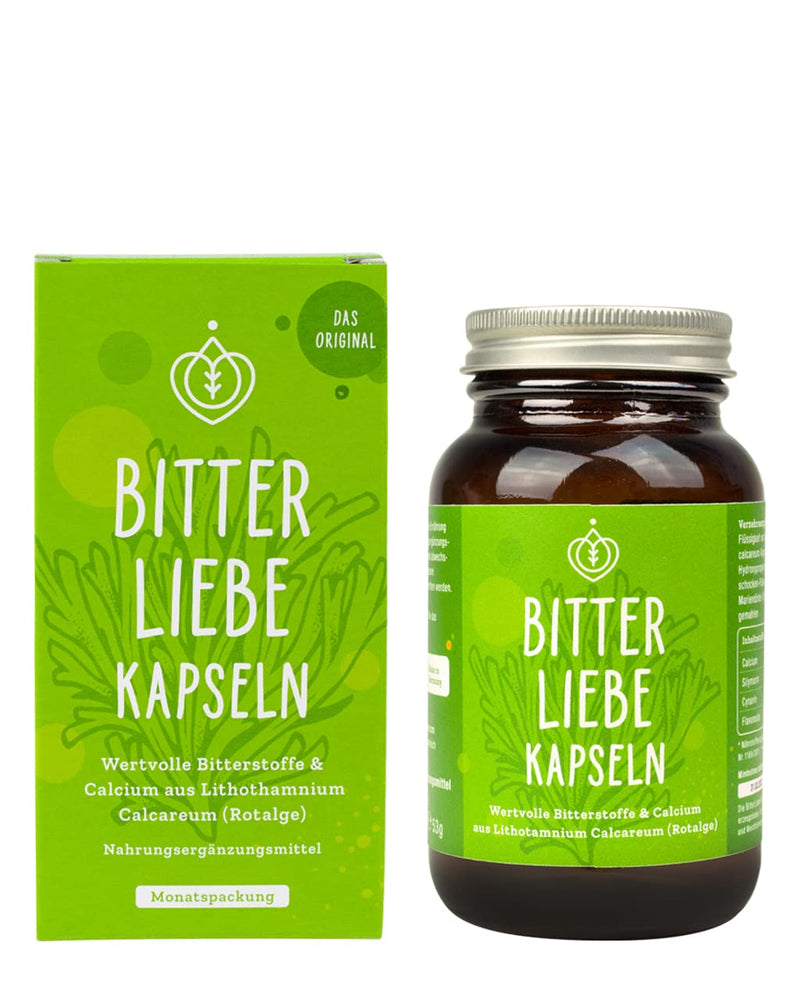 BitterLiebe® bitter substances capsules 90 pieces I milk thistle dandelion artichoke capsules high dosage I recipe according to Hildegard von Bingen I milk thistle 1 - NewNest Australia