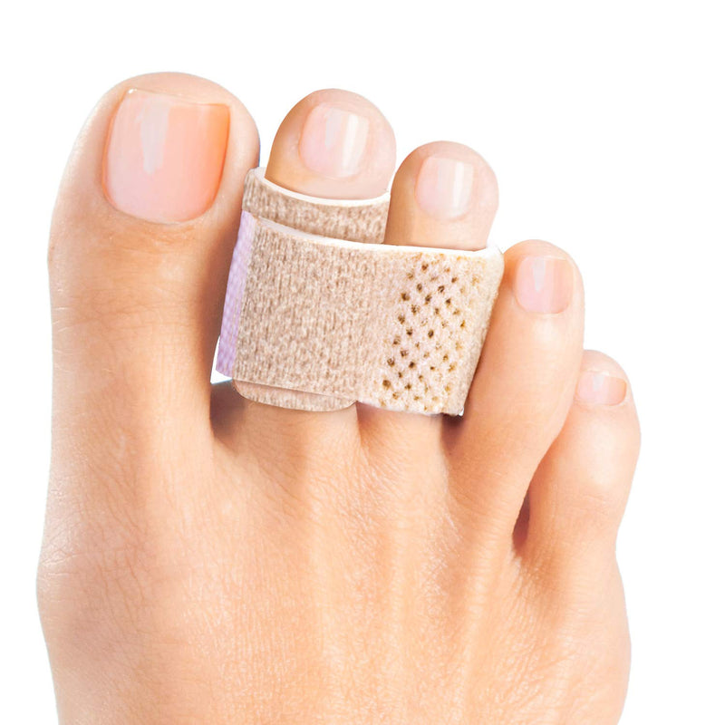 Welnove [6X] hammer toe spreaders, hammer toe correctors, hammer toe splints, toe bandages for correcting hammer toes, broken toes, crooked toes and overlapping toes - NewNest Australia