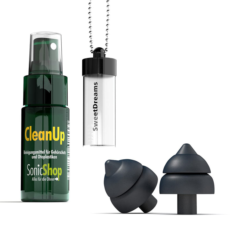 Sweetdreams Ear Plugs For Sleeping, Extra Soft - Anti-Snoring - Hearing Protection - Reusable Ear Protection For Night - Ear Plugs - Set Includes Cleaning Spray & Case - NewNest Australia