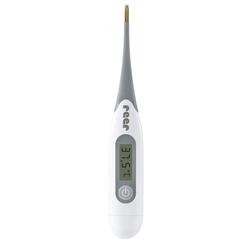 reer ExpressTemp digital clinical thermometer, measuring time 10 seconds, gold-plated flexible tip, for baby and child single - NewNest Australia
