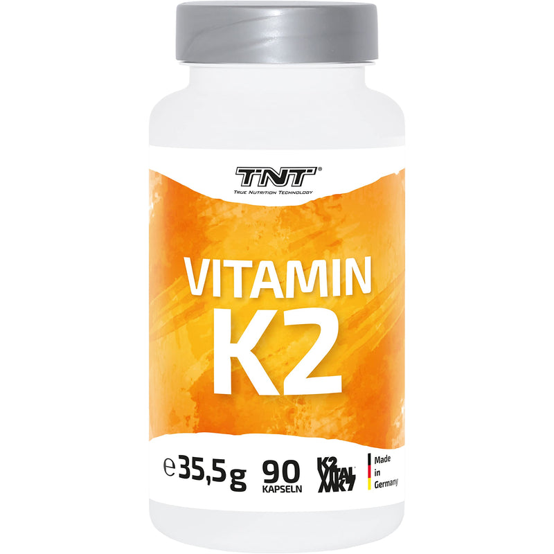 TNT Vitamin K2 (90 high-dose capsules) • High-quality MK-7 form of Kappa • Laboratory-tested quality • High-dose K2 vitamin • 100% vegan • Made in Germany - NewNest Australia