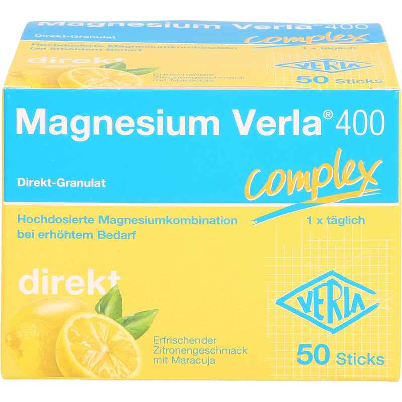 Magnesium Verla 400 direct granules, 50 pieces (pack of 1) - NewNest Australia