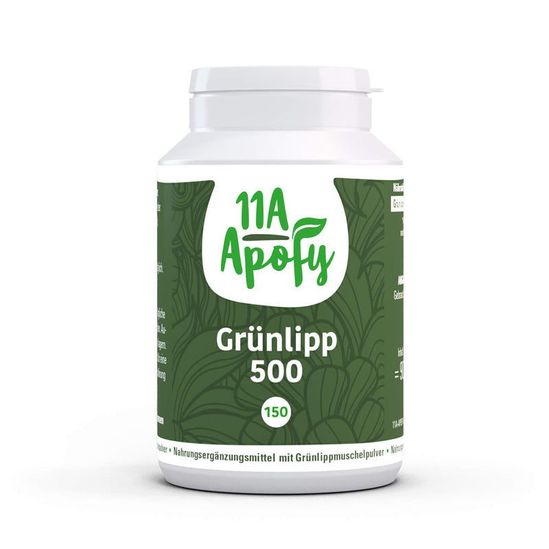 Green lipped 500 with green lipped mussel from New Zealand, 1000 mg per daily dose, laboratory tested, 150 capsules - NewNest Australia
