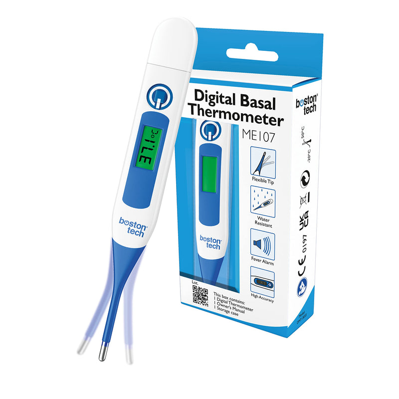 Digital And Basal Thermometer For Babies, Children And Adults, Fever Alarm, Flexible Tip, Quick And Accurate, Oral, Rectal Or Axillary Temperature In 10 S Easy To Read And Housing - NewNest Australia