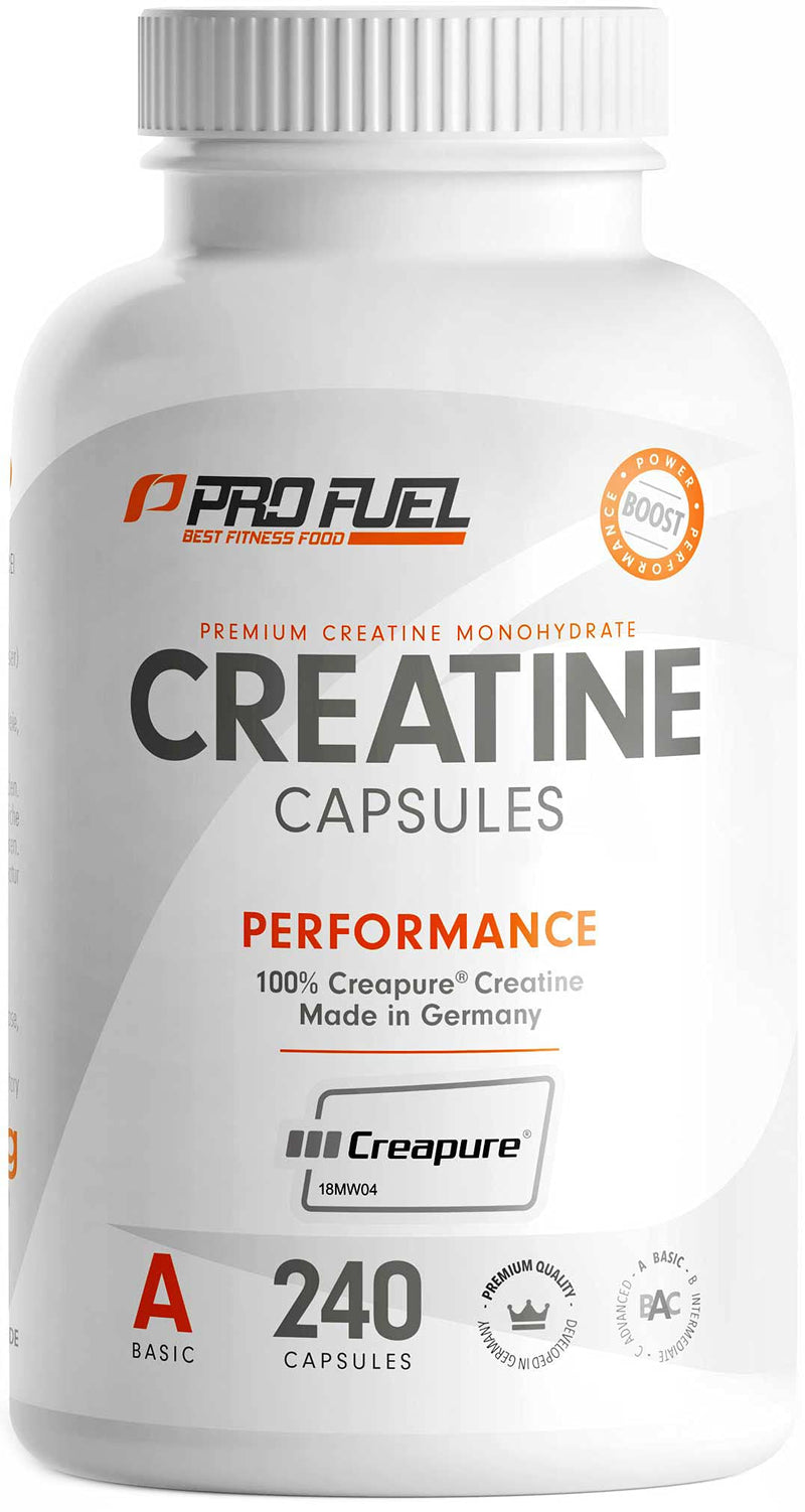 Creatine Capsules 240X With 850 Mg Creapure Creatine Monohydrate ‚ High-Quality Creatine Made In Germany ‚ 100% Vegan ‚ Extra High Dose For Fitness And Weight Sports ‚ Profuel - NewNest Australia