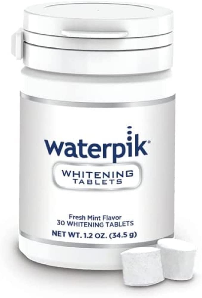 Waterpik Whitening Oral Irrigator Refill Tablets, Teeth Whitening Tablets for Use with Waterpik Whitening Oral Irrigator, Mint Flavor, Pack of 30 Tablets (WT-30EU) - NewNest Australia