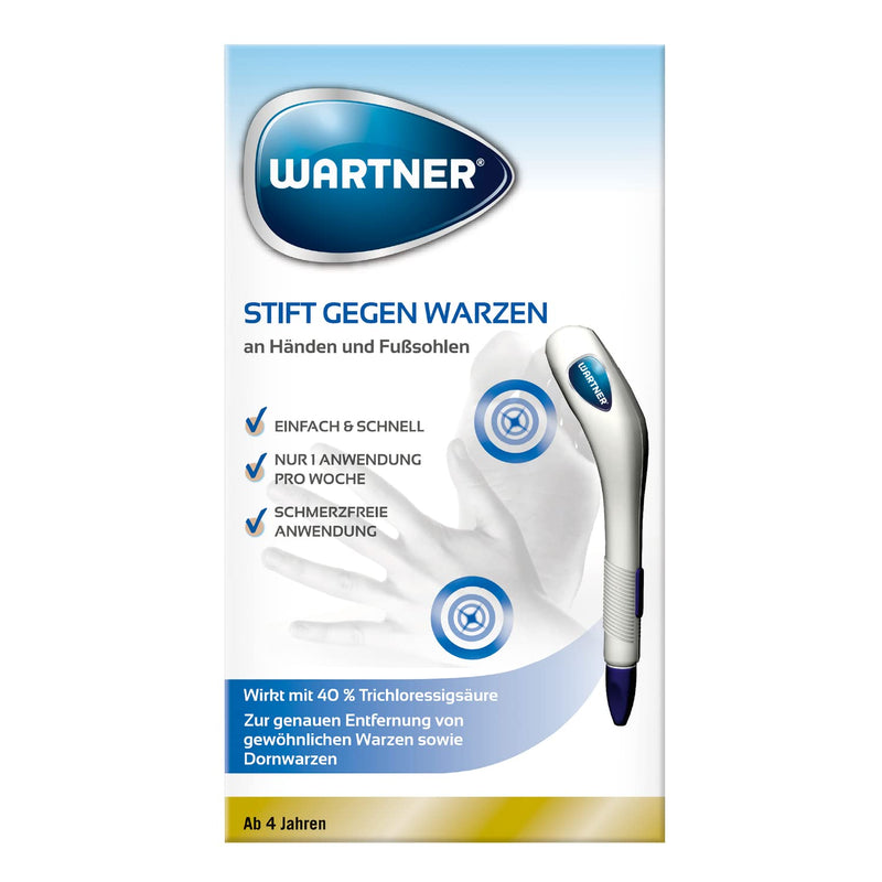 WARTNER pen against warts - wart pen for quick and effective use - wart treatment with trichloroacetic acid - pack of 1 - NewNest Australia