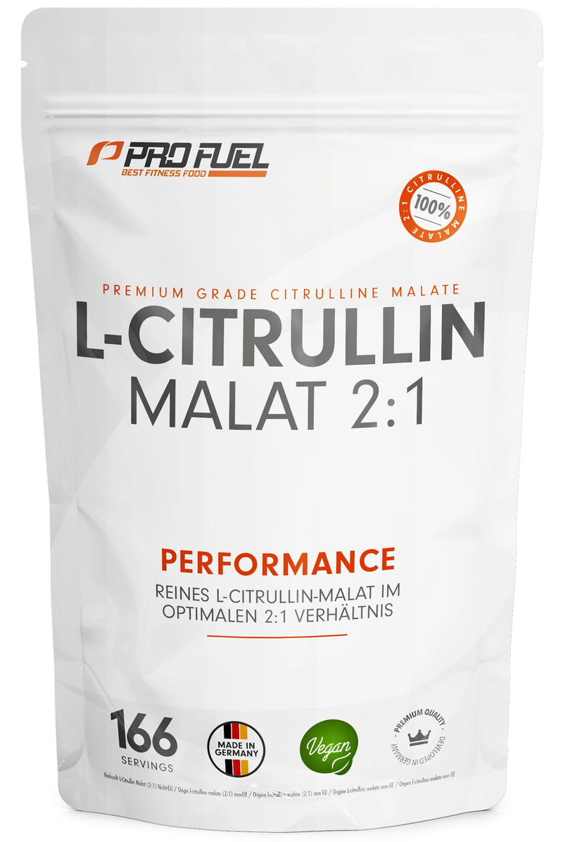 L-Citrulline Malate 2:1 Powder 500 G, Optimal High Dosage, Perfect Solubility, Ideal As A Supplement Before Training (Pre-Workout), Highest Purity, Laboratory Tested, No Additives, 100% Vegan - NewNest Australia