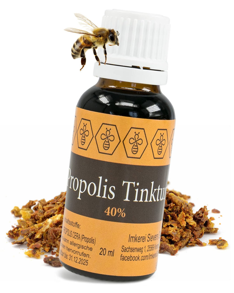 Nordbienchen Propolis Tincture With 40% Propolis From Our Own Beekeeping - 20 Ml Propolis Drops Bee Propolis Extract - Propolis Tincture - Beekeeper Quality 20 Ml (Pack Of 1) - NewNest Australia