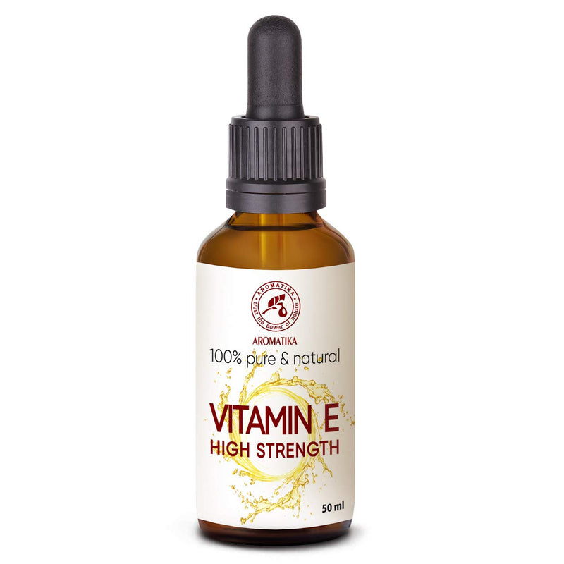 Vitamin E oil highly concentrated 50 ml - Vitamin E strong for face and body care - Tocopherol - Highly concentrated Vitamin E drops for Vitamin E oil - Natural antiaging Vitamin E - hair care - NewNest Australia