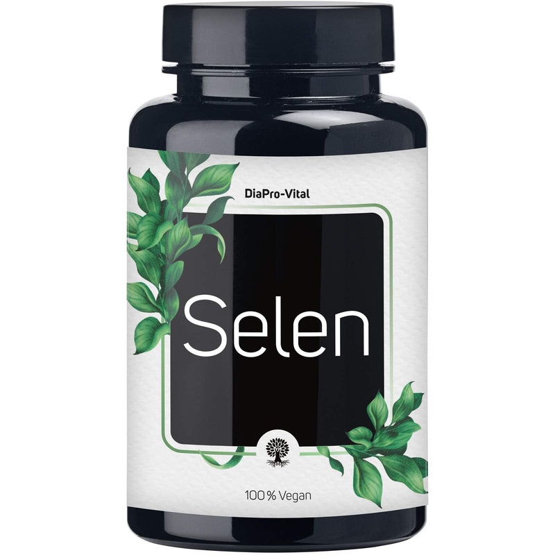 DiaPro® selenium tablets 365 pieces with 200µg selenium per tablet made from sodium selenite annual supply 100% vegan laboratory tested - NewNest Australia