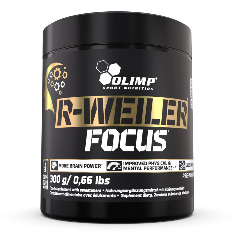 OLIMP SPORT NUTRITION- R-Weiler Focus nutritional supplement for more performance and concentration. Takes your pre workout booster to a whole new level! | Flavor: Cola (300 g) - NewNest Australia