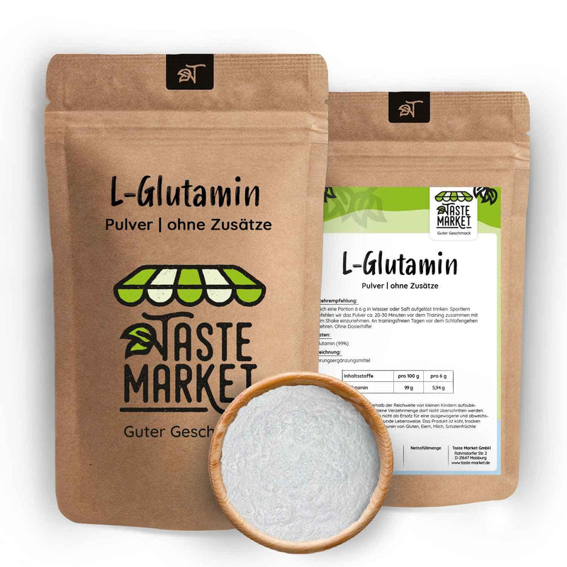 2 kg L-Glutamine powder | SIZE SELECTION | amino acid | Fitness and muscle building | WITHOUT additives | Vegan 2kg - NewNest Australia