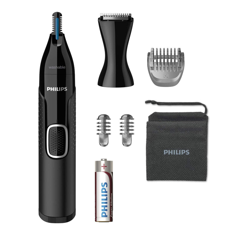 Philips Nose Trimmer Series 5000 Nose hair, ear hair and eyebrow trimmer with PrecisionTrim technology (model NT5650/16) Series 5000 - NewNest Australia