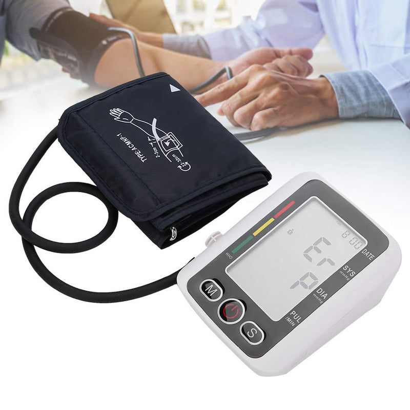 Upper Arm Blood Pressure Monitor, Fully Automatic Digital Blood Pressure Device For Precise Blood Pressure Measurement & Pulse Measurement & Arrhythmia Display, 2 X 120 Groups Dual User Mode With - NewNest Australia